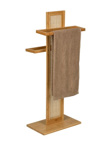 Wenko Uchwyt w kolorze jasnobrązowym na ręczniki - 37 x 88 x 22 cm