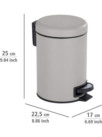 Wenko Kosz w kolorze szarobrązowym na śmieci - 5 l