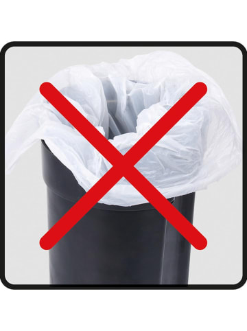 Wenko Kosz w kolorze czarnym na śmieci - 5 l