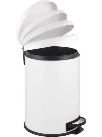 Wenko Pedaalemmer "Leman" wit - 20 l