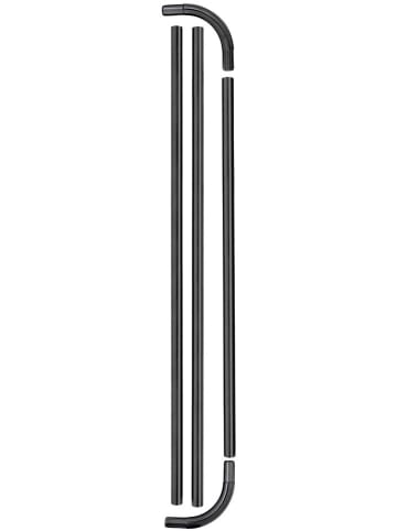 Wenko Douchegordijn-hoekstang zwart