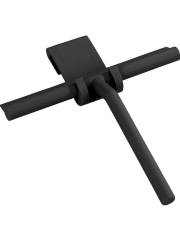 Wenko Douchewisser "Mola" zwart - (B)21 x (H)24,5 x (D)4 cm