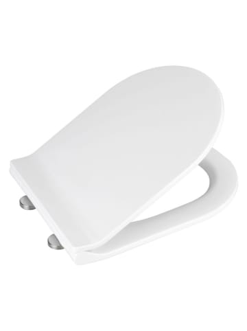 Wenko Easyclose-toiletbril "Habos" wit