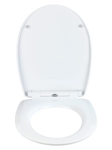 Wenko Easyclose-toiletbril "Boat" blauw/beige