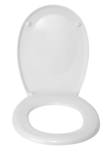 Wenko Easyclose-toiletbril "Bergamo" wit