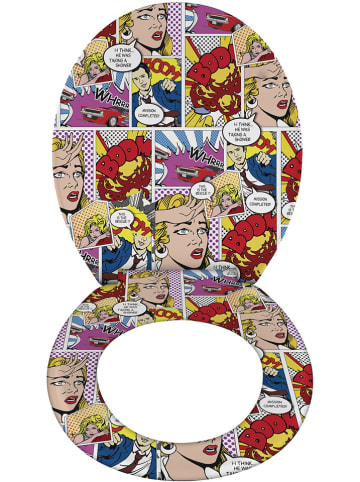 Wenko Automatyczna deska WC "Pop-Art" ze wzorem