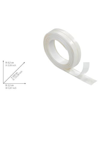 Wenko 2-delige set: afdichtband wit - (L)320 cm