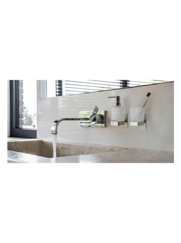 Wenko Zeepdispenser "Genova" wit/zilverkleurig - 200 ml