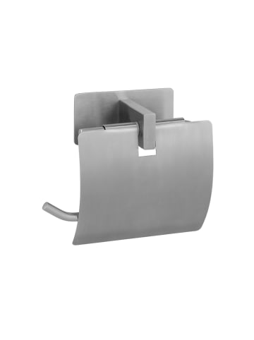 Wenko Roestvrijstalen toiletrolhouder "Genova" - (B)14 x (H)11,4 x (D)6,2 cm