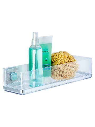 Wenko Doucherek "Vacuum-Loc Quadro" kleurloos - (B)38,5 x (H)8,5 x (D)14,5 cm