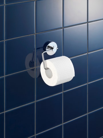 Wenko Roestvrijstalen toiletrolhouder "Milazzo" - (B)13,5 x (H)17,5 x (D)16 cm