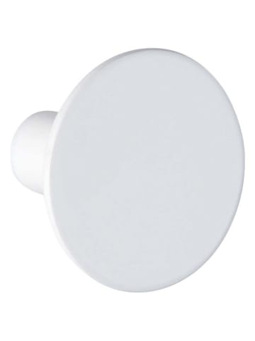 Wenko 2-delige set: wandhaken wit - Ø 5 cm