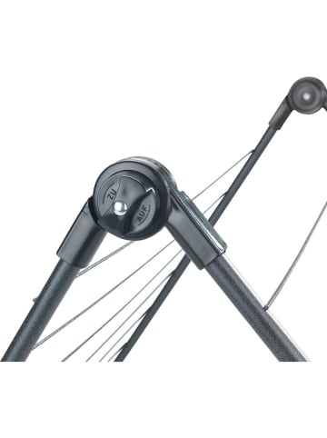 Wenko Badwasdroogrek zwart - (B)65 x (H)114 x (D)7 cm