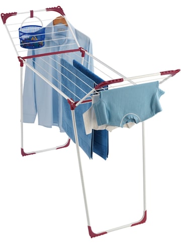 Wenko Wasrek "Summer Dry" wit/roze - (B)153 x (H)76 x (D)46 cm