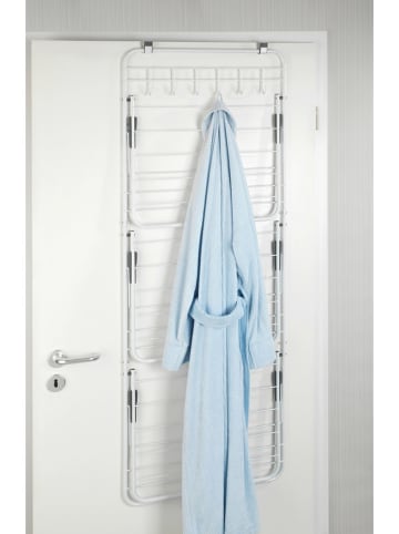 Wenko Suszarka w kolorze biało-szarym na ubrania - 51 x 142 x 41 cm