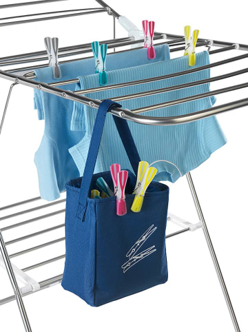 Wenko Woreczki (2 szt.) w kolorze niebieskim na klamerki - 10 x 19 x 17 cm