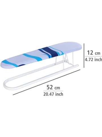 Wenko Ärmelbügelbrett in Blau - (L)52 x (B)12 cm