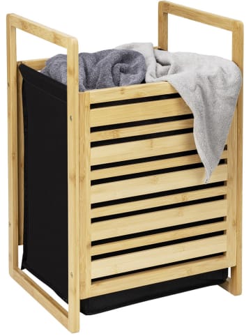 Wenko Kosz "Ecori" w kolorze jasnobrązowo-czarnym na pranie - 40 x 60 x 35 cm