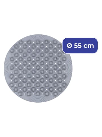 Wenko Douchemat grijs - Ø 55 cm