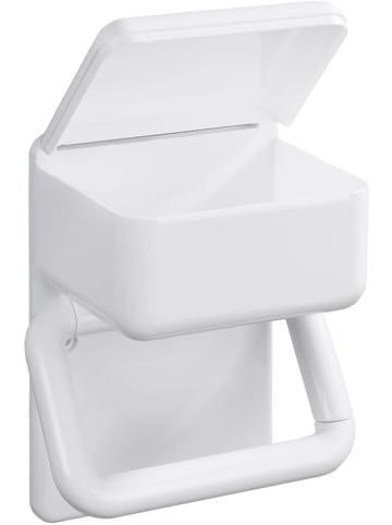 Maximex Toiletpapierhouder wit - (B)16 x (H)20 x (D)11 cm