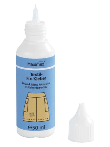 Maximex Środki (2 szt.) "Quick Mend" do naprawy tkanin - 2x 50 ml