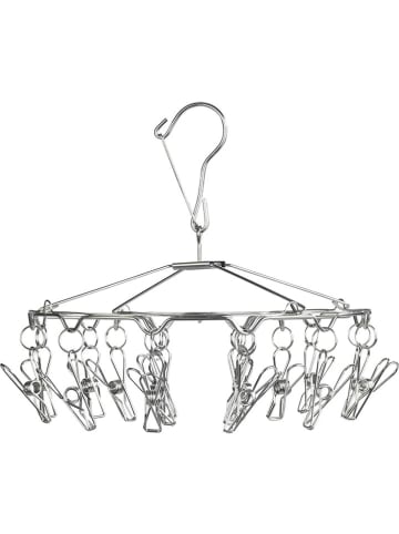 Wenko Wasdroogcaroussel "Maximex" zilverkleurig - Ø 27 cm