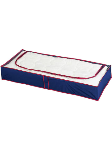 Wenko 4-delige set: opbergboxen "Maximex" donkerblauw - (B)100 x (H)45 x (D)15 cm