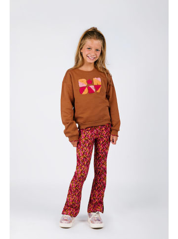 B.Nosy Legginsy "Pepper" w kolorze czerwono-pomarańczowym