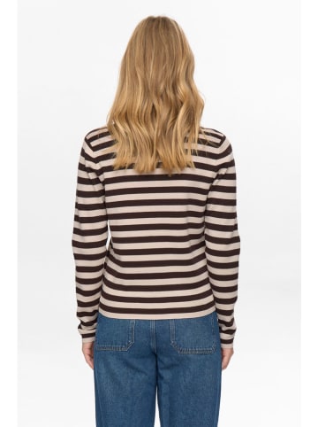 NÜMPH Pullover in Beige/ Braun
