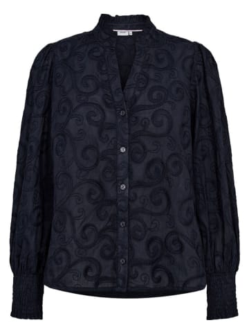 NÜMPH Bluse in Dunkelblau