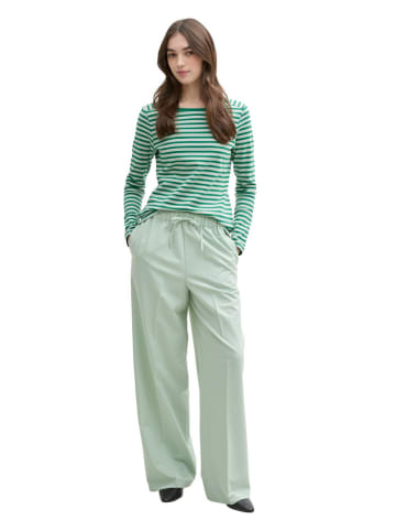 TOM TAILOR Denim Longsleeve in Grün