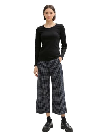 Tom Tailor Longsleeve in Schwarz