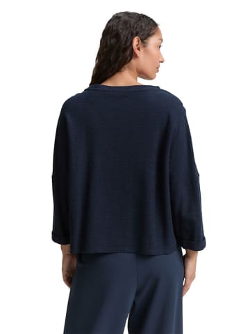 Tom Tailor Bluse in Dunkelblau