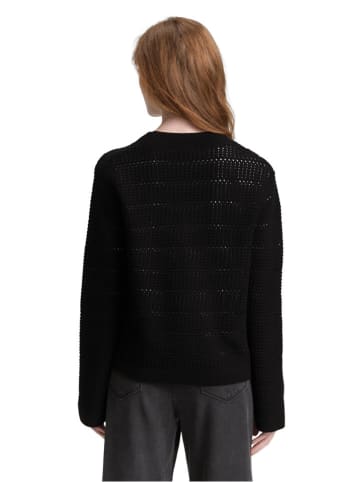 TOM TAILOR Denim Pullover in Schwarz