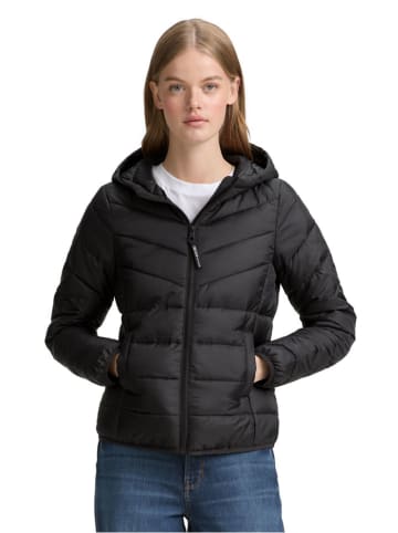 TOM TAILOR Denim Steppjacke in Schwarz