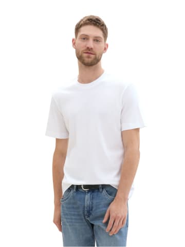 Tom Tailor 3er-Set: Shirts in Weiß