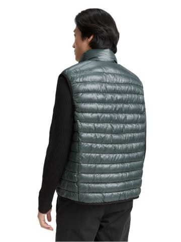 Tom Tailor Doorgestikte bodywarmer groen