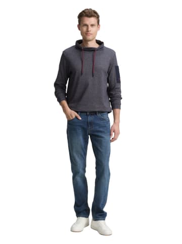 Tom Tailor Longsleeve in Anthrazit/ Dunkelblau