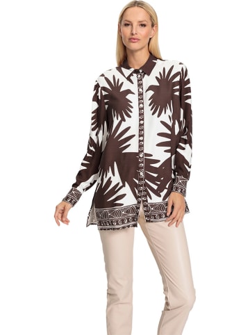 Heine Blouse wit/bruin