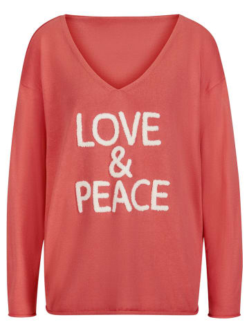 Heine Sweter w kolorze koralowym