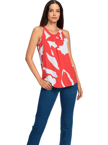 Heine Top in Rot/ Creme