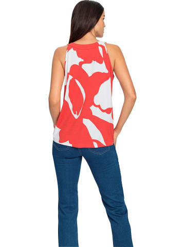 Heine Top in Rot/ Creme