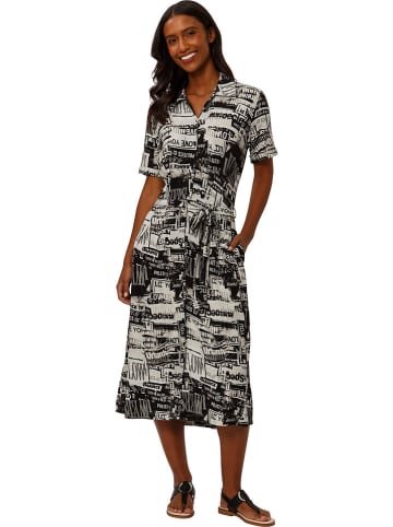 Heine Kleid in Schwarz/ Weiß