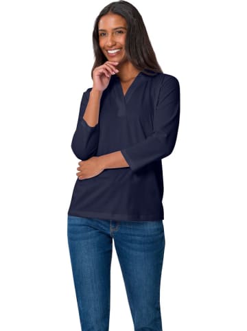 Heine Bluse in Dunkelblau