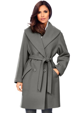 Heine Wollmantel in Grau