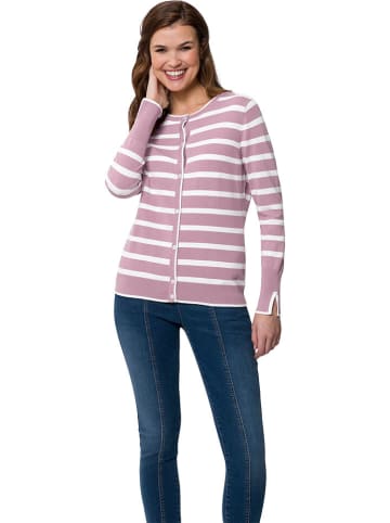 Heine Cardigan in Rosé/ Creme