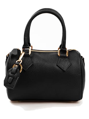 Lia Biassoni Leren handtas zwart - (B)22 x (H)17 x (D)13 cm