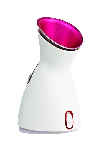 DAM Gezichtsstoomapparaat wit/roze