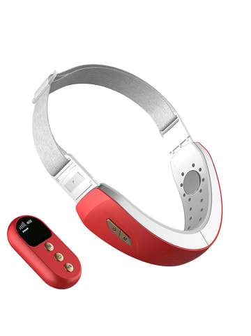 DAM Opaska w kolorze szaro-czerwonym do liftingu twarzy