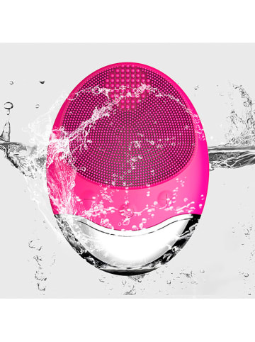 DAM Silicone gezichtsreinigingsborstel fuchsia